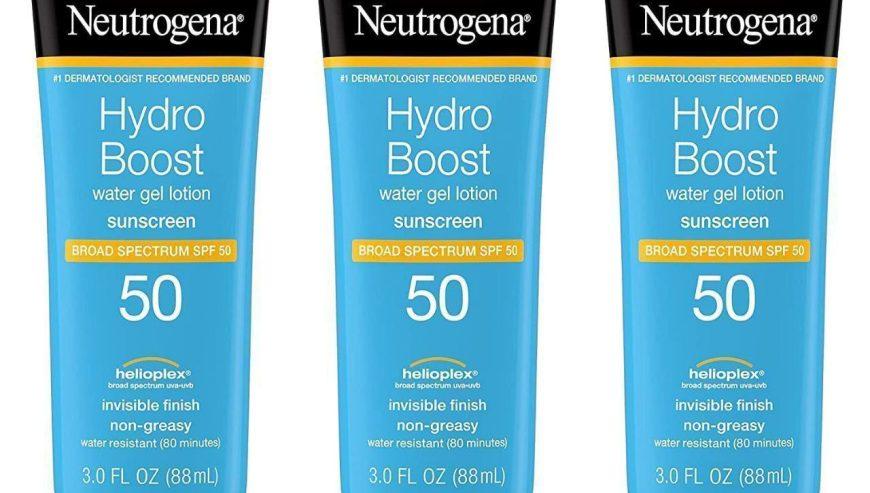 Netrogena Hydro Boost Sunscreen