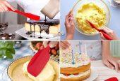 3pcs Silicon Brush Spatulas    