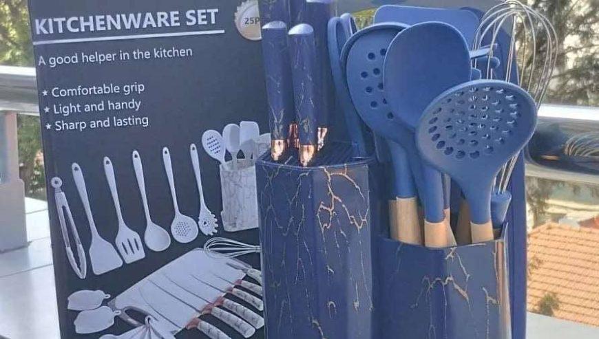 25 Pcs Silicone Kitchen Utensil Set