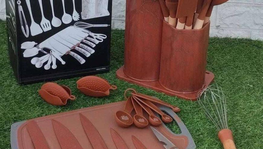 25 Pcs Silicone Kitchen Utensil Set