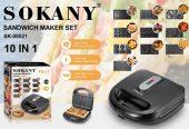 Sokany 10 in 1 Multi Snacks Maker