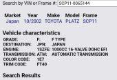 2002 Model-Toyota Platz