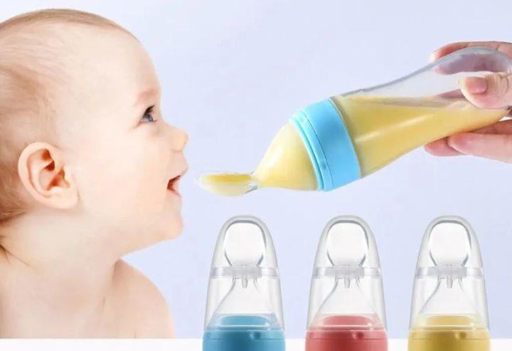 Squeeze Baby Food Dispensing Spoon