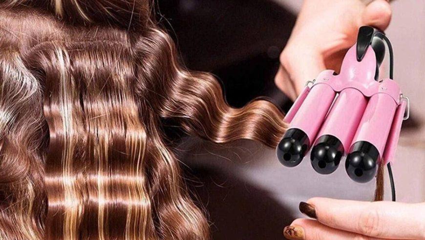 Three Barrels Hair Curler