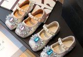 Girls Shiny Princess Shoes