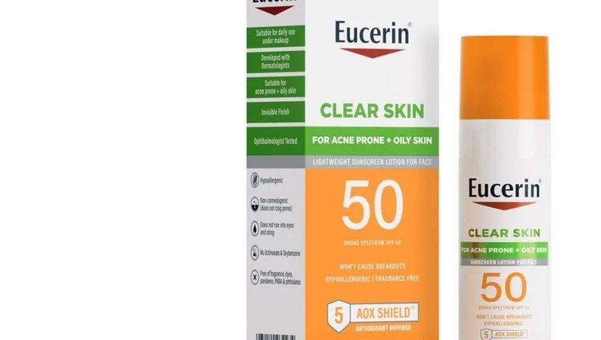 Eucerin Clear Skin Spf 50 Sunscreen