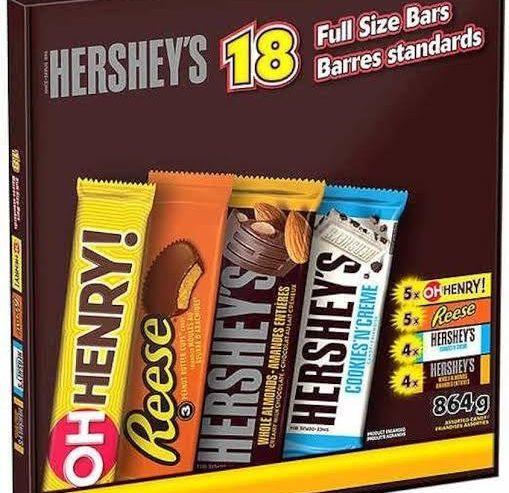 Hershey’s 18 Full Size Bars