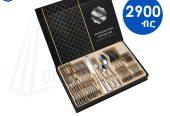 24 Pcs Stainless Steel Cutlery Set With Spoon and Knife Holde