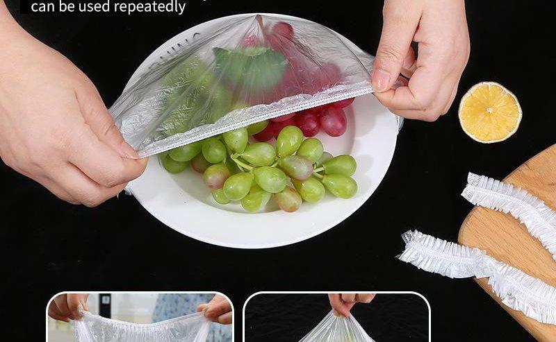 100 Pieces Disposable Food Cover