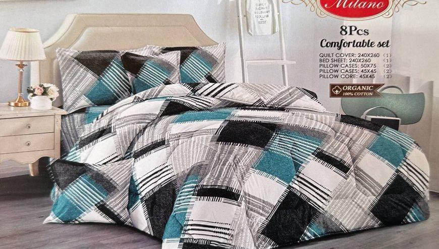 Quality 8 Pcs Comforter Set