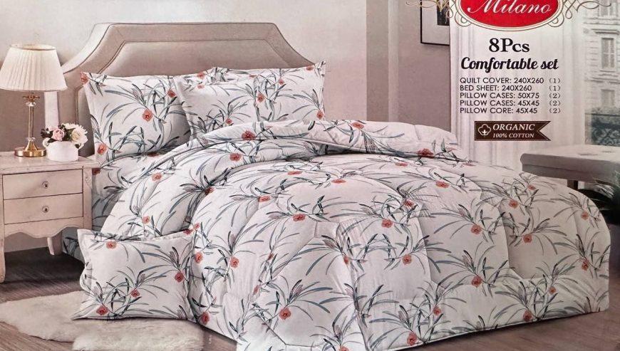 Quality 8 Pcs Comforter Set