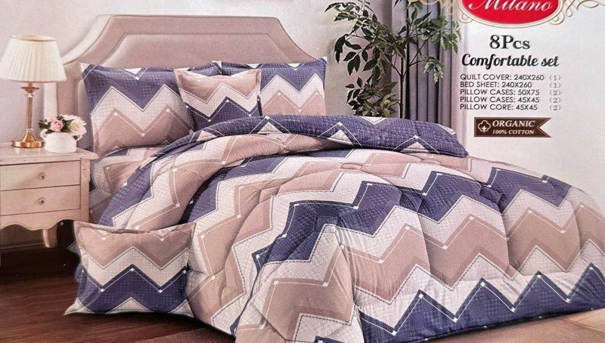 Quality 8 Pcs Comforter Set