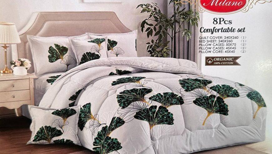 Quality 8 Pcs Comforter Set