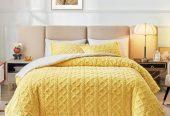 5 Piece Geometric Fluffy Fleece Comforter Set