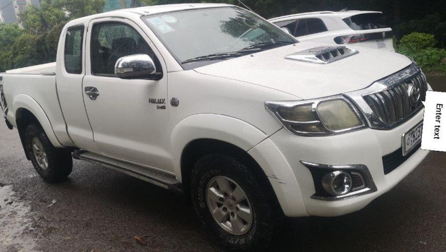 2013 Model-Toyota Hilux Extra Cab