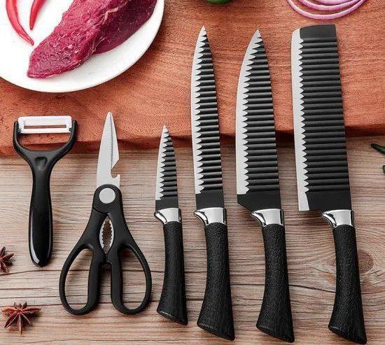 6 Pcs Knife Set 