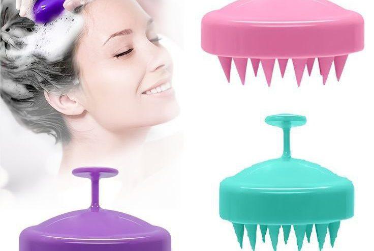 Silicon Hair Scalp Massager Shampoo Brush