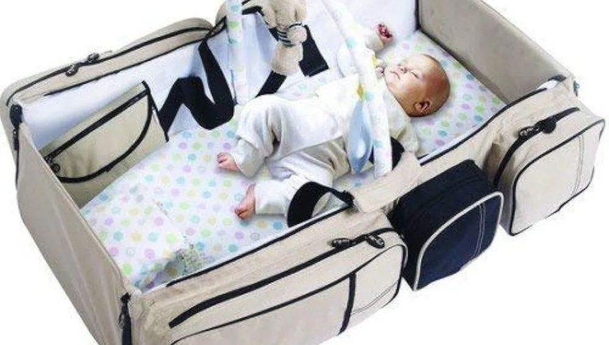 Multifunction Foldable baby Diaper Bag