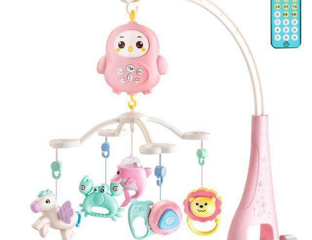 Baby Bed Bell With Det Achable Toys