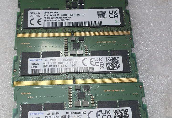 DDR5 8 GB Laptop ram