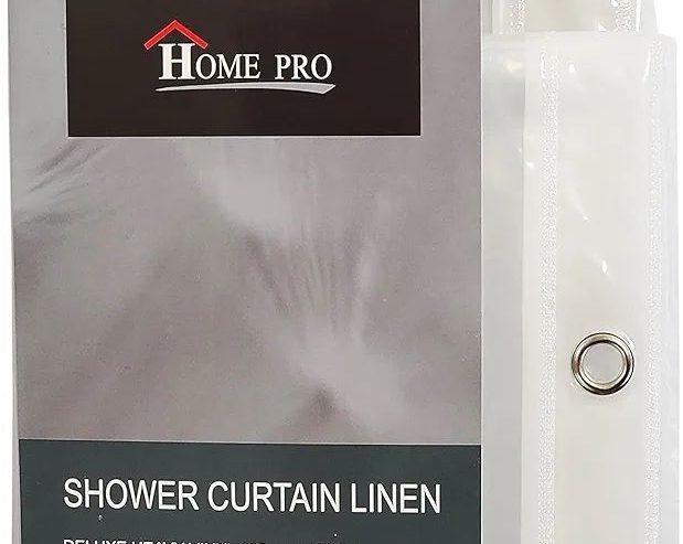 Homepro Shower Curtain Linen