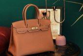 Hermes Birkin 35 Gold Togo Leather Women’s Bag