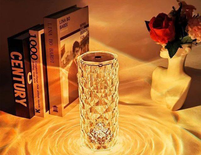 Rose diamond table lamp