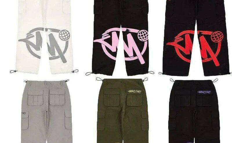 Men Minus Two Cargo Y2k Pants