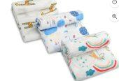 Muslin Swaddle Blankets for Baby Girls Boys