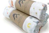 IvaSky Organic Muslin Swaddle Blanket