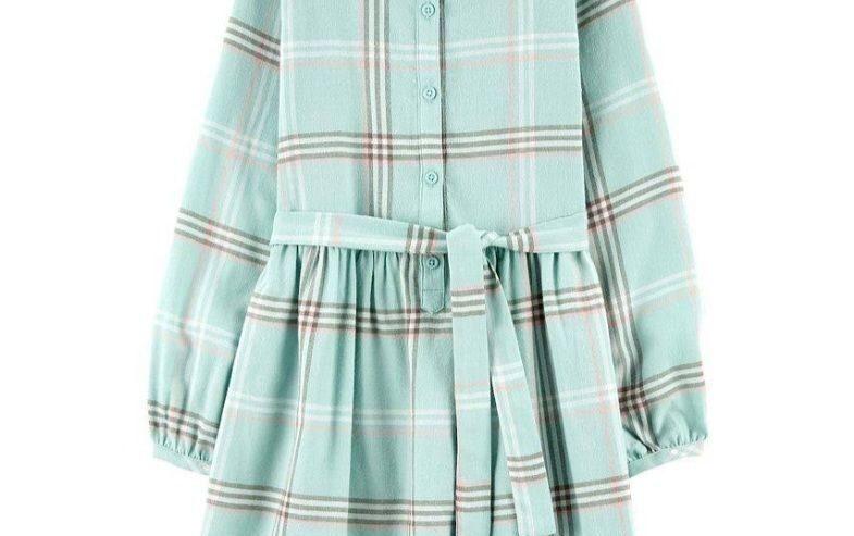 Carter’s Kid Plaid Button Down Dress