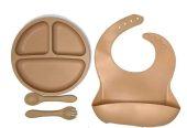 4 in 1 Pieces Silicone Meal Set