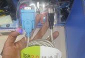 USB 2.0 to RS-232 Serial Cable.