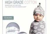 2 Pcs Swaddle and Hat Set