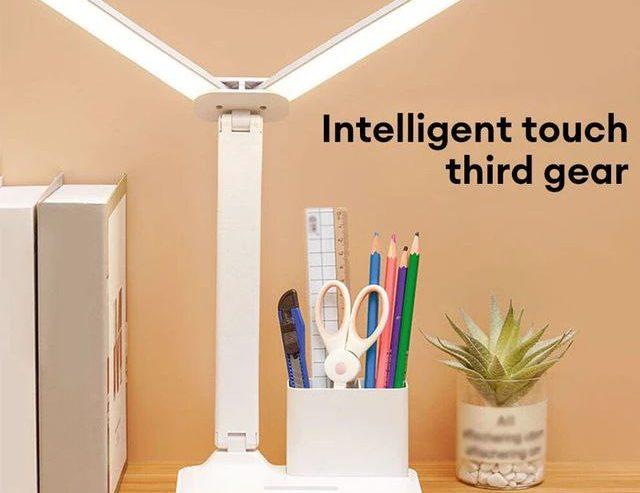 Double Head Portable Desk Lamp