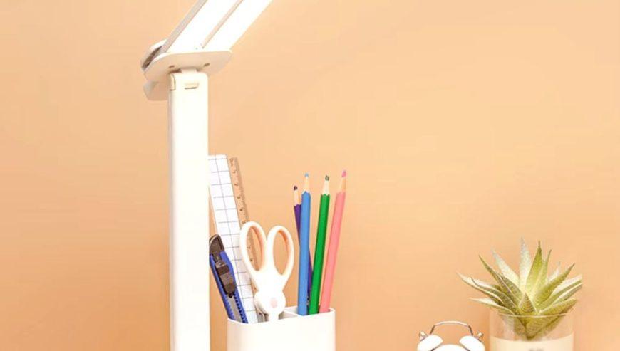 Double Head Portable Desk Lamp