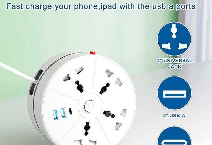 Gelistar Retractable Power Strip