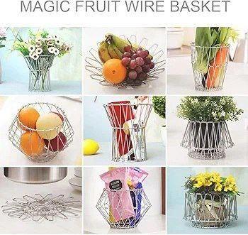 Folding Fruit and Vegetable Basket