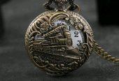 Classic Vintage Chain Quartz Pocket Watch