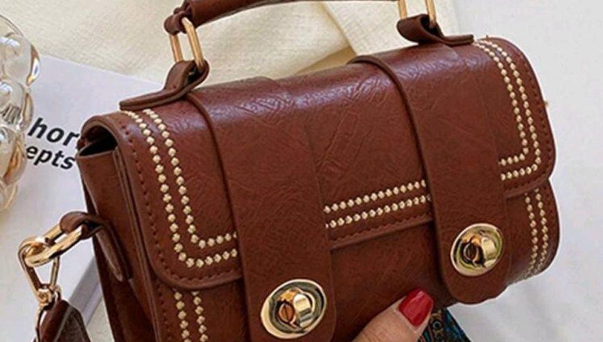 Vintage Cylinder Handbag For Women