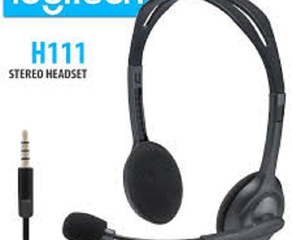 Logitech H111 Stereo Headset with 3.5 mm Audio Jack