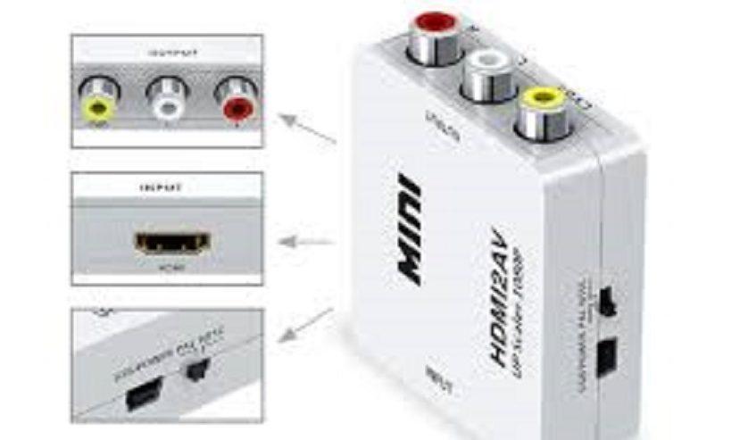 Mini HDMI2AV UP Scaler 1080P HD Video Converter