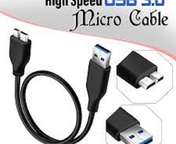 50CM USB 3.0 Cable A to Micro B high Speed Transfer Cable