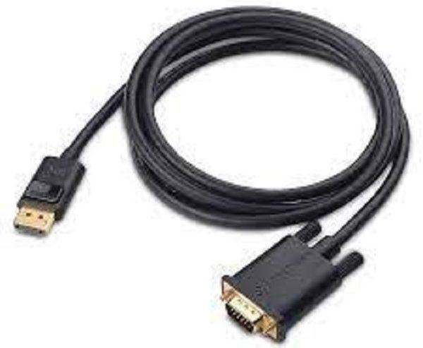 DisplayPort to VGA Cable Adapter Gold Plated