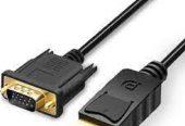 DisplayPort to VGA Cable Adapter Gold Plated