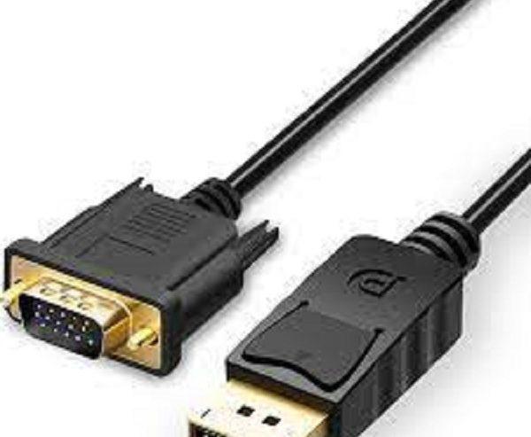 DisplayPort to VGA Cable Adapter Gold Plated