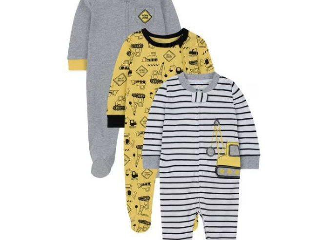 3 Pcs Baby infant Jumpsuit