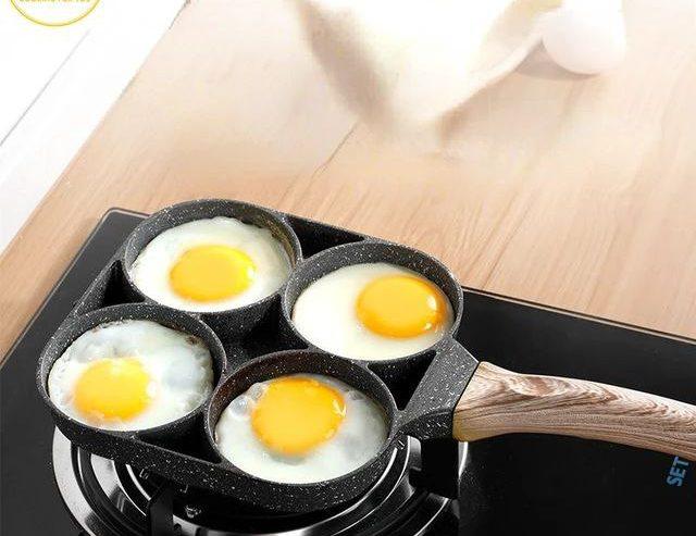 4in1 Flat Bottom Omelette Egg Pan