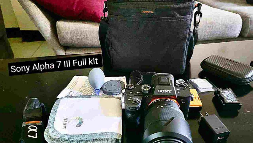 Sony Alpha a7III Full-Frame 4K UHD Mirrorless Digital Camera