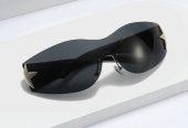 Punk One Piece Rimless Sunglasses